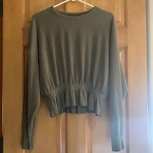 Zara Olive green top